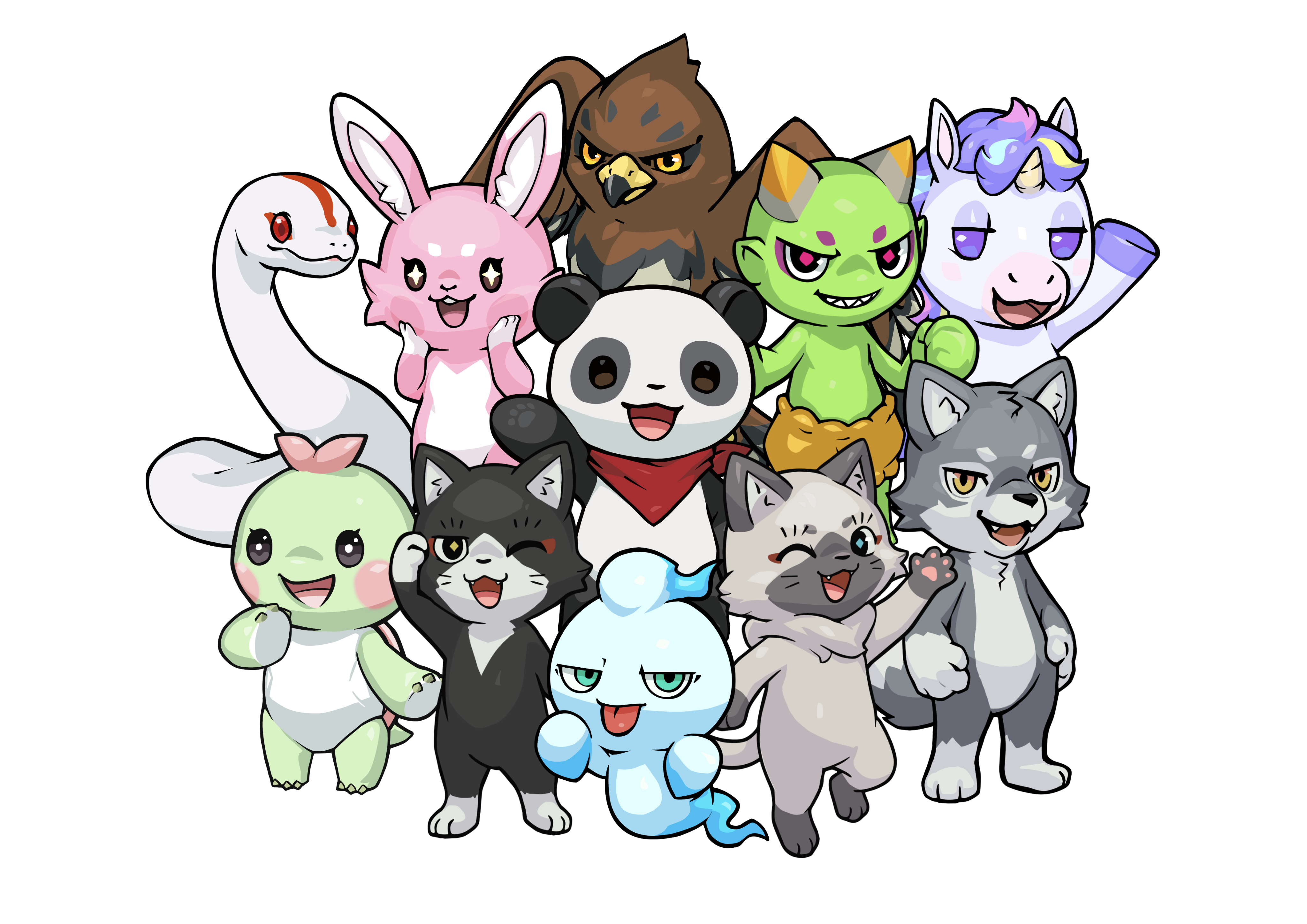 CryptoNinja Partners キャラクター集合